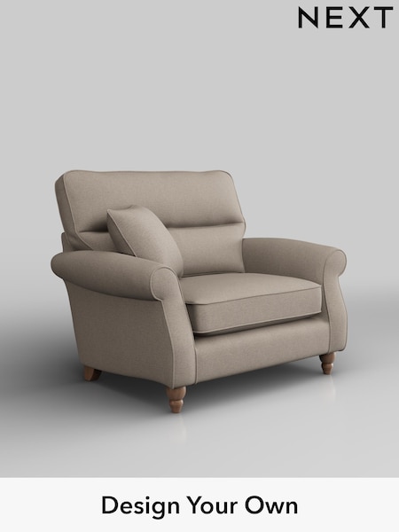 Studio Chenille/Mid Natural Ashford Highback (H34024) | £899