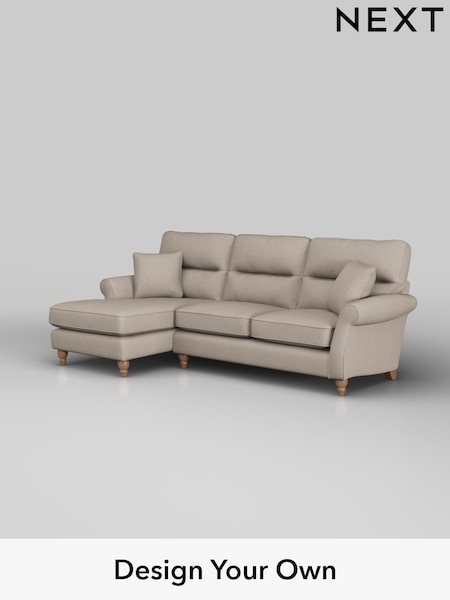 Studio Chenille/Mid Natural Ashford Highback (H34024) | £1,899