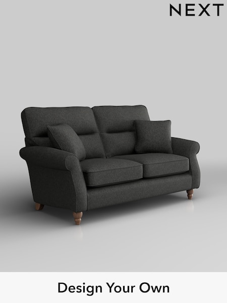 Tweedy Blend Easy Clean/Charcoal Grey Ashford Highback (H34025) | £1,225