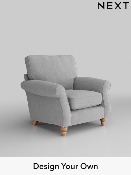 Tweedy Blend Easy Clean/Light Silver Grey Ashford (H34031) | £775