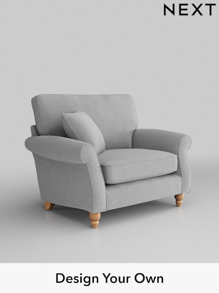 Tweedy Blend Easy Clean/Light Silver Grey Ashford (H34031) | £875