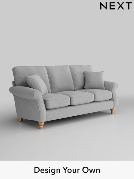 Tweedy Blend Easy Clean/Light Silver Grey Ashford (H34031) | £1,275