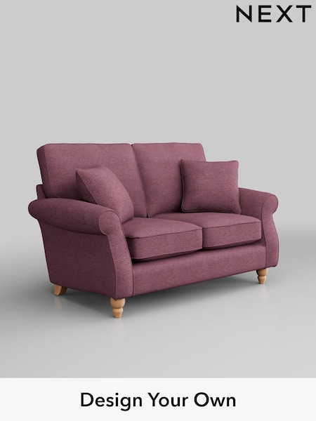 Tweedy Blend Easy Clean/Mid Mulberry Purple Ashford (H34036) | £1,075