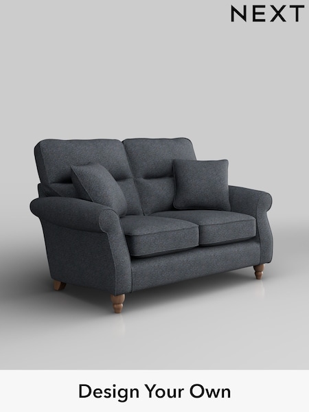 Tweedy Chenille/Navy Blue Ashford Highback (H34037) | £1,125