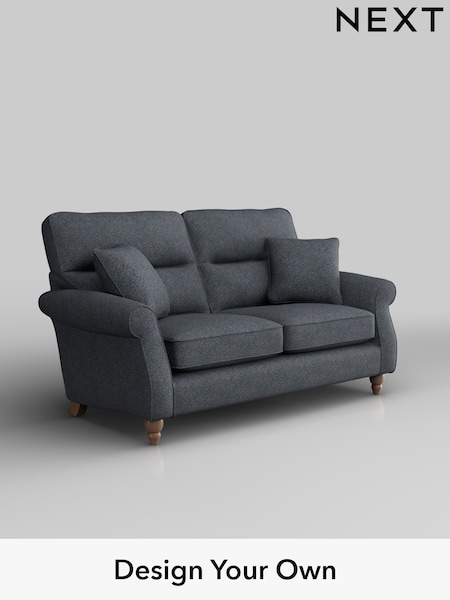 Tweedy Chenille/Navy Blue Ashford Highback (H34037) | £1,225