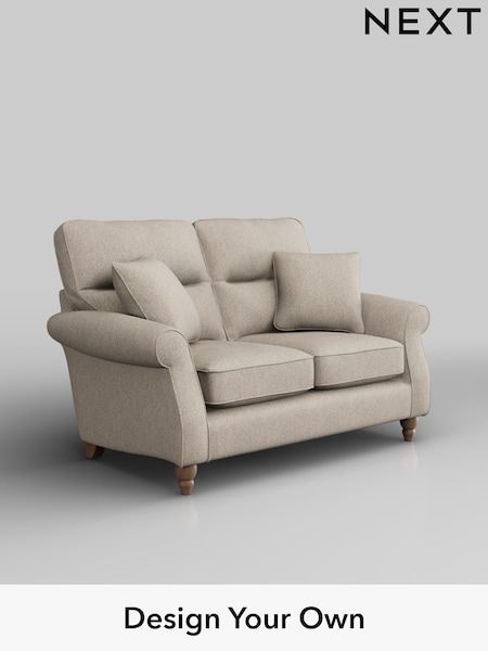 Tweedy Chenille/Mid Natural Ashford Highback (H34038) | £1,125