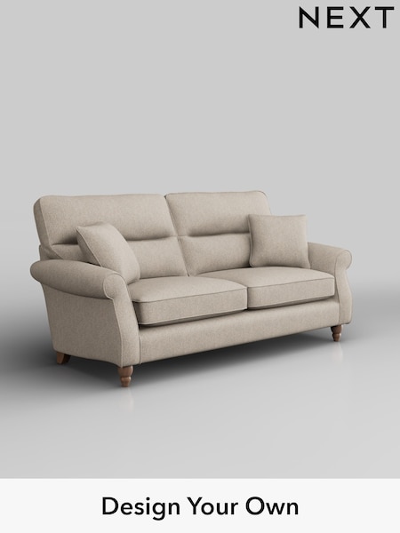 Tweedy Chenille/Mid Natural Ashford Highback (H34038) | £1,325