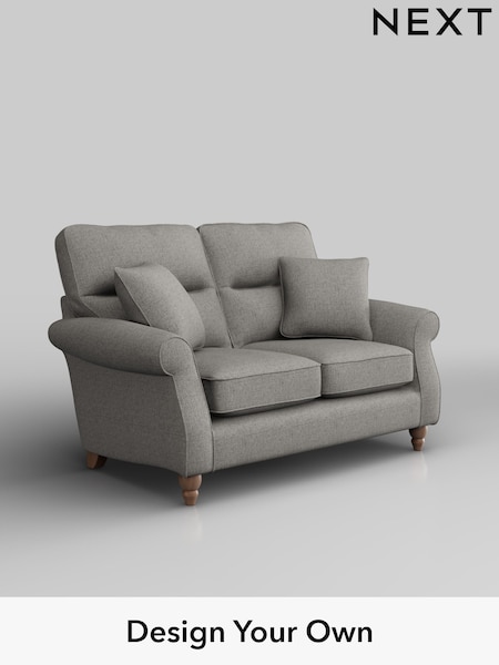 Woven Chenille Easy Clean/Light Grey Ashford Highback (H34039) | £1,225