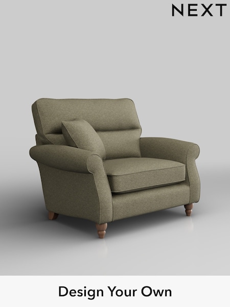 Tweedy Chenille/Mid Moss Green Ashford Highback (H34044) | £925
