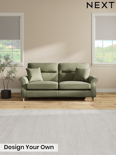 Tweedy Chenille/Mid Moss Green Ashford Highback (H34044) | £1,325