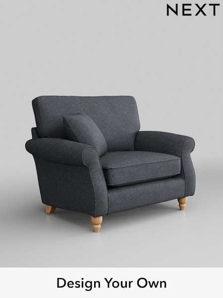 Tweedy Chenille/Navy Blue Ashford (H34048) | £875