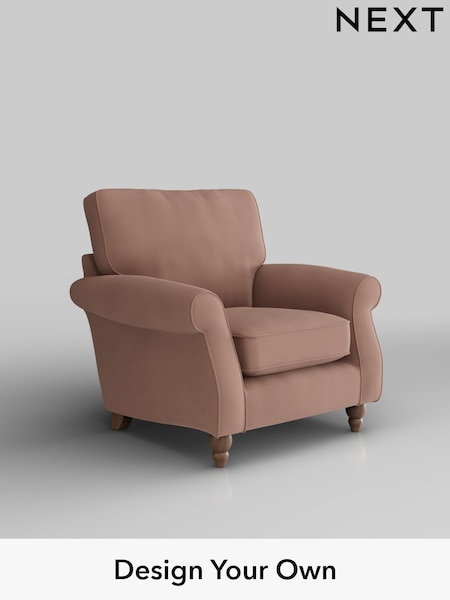 Plush Velvet Easy Clean/Mid Natural Ashford (H34049) | £875