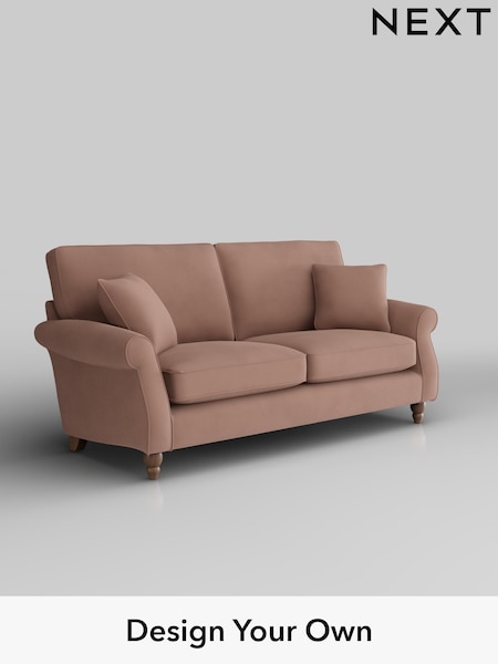 Plush Velvet Easy Clean/Mid Natural Ashford (H34049) | £1,375