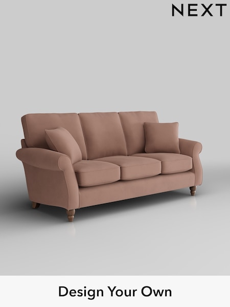 Plush Velvet Easy Clean/Mid Natural Ashford (H34049) | £1,375