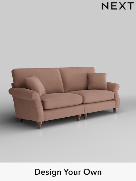 Plush Velvet Easy Clean/Mid Natural Ashford (H34049) | £1,550