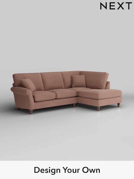 Plush Velvet Easy Clean/Mid Natural Ashford (H34049) | £2,025