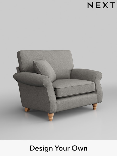 Woven Chenille Easy Clean/Light Grey Ashford (H34050) | £975