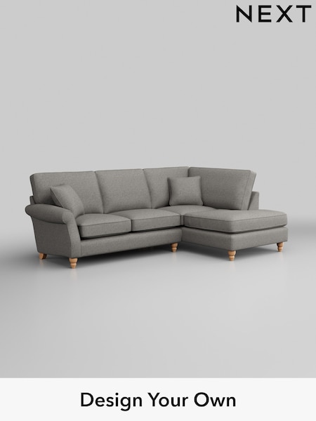 Woven Chenille Easy Clean/Light Grey Ashford (H34050) | £2,025
