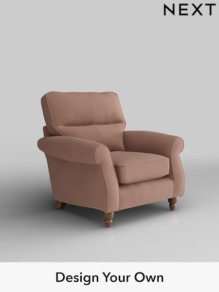 Plush Velvet Easy Clean/Mid Natural Ashford Highback (H34052) | £925