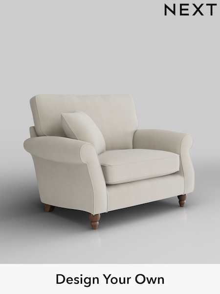 Relaxed Linen Look/Oyster Ashford (H34063) | £975