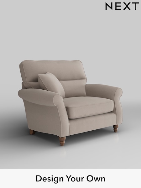 Relaxed Linen Look/Mid Natural Ashford Highback (H34067) | £1,025