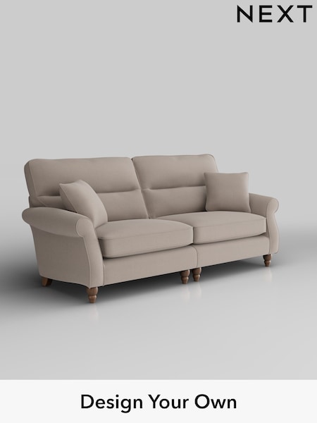 Relaxed Linen Look/Mid Natural Ashford Highback (H34067) | £1,525
