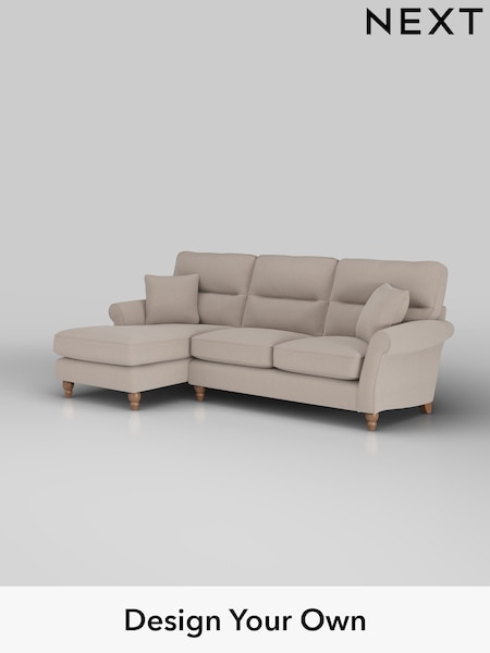 Relaxed Linen Look/Mid Natural Ashford Highback (H34067) | £2,050