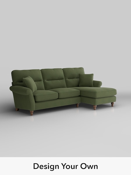 Ripple Chenille/Mid Moss Green Ashford Highback (H34070) | £2,050