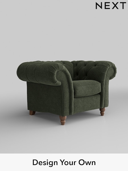 Boucle Chenille/Dark Moss Green Gosford Ii Deep Sit (H34073) | £1,075