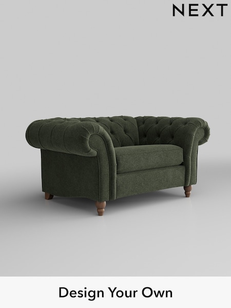 Boucle Chenille/Dark Moss Green Gosford Ii Deep Sit (H34073) | £1,175