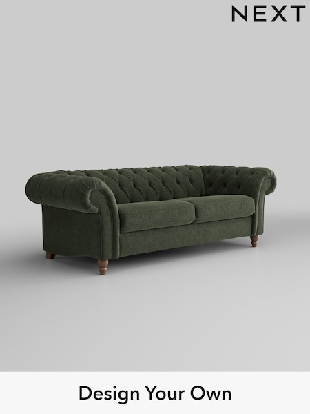 Boucle Chenille/Dark Moss Green Gosford Ii Deep Sit (H34073) | £1,625