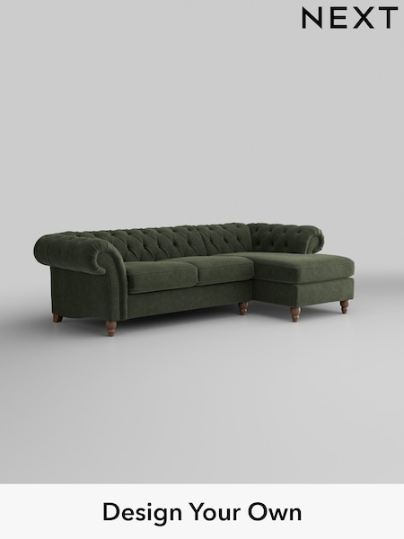 Boucle Chenille/Dark Moss Green Gosford Ii Deep Sit (H34073) | £2,525