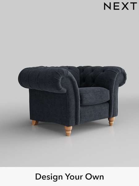 Boucle Chenille/Dark Slate Blue Gosford Ii Deep Sit (H34074) | £1,075