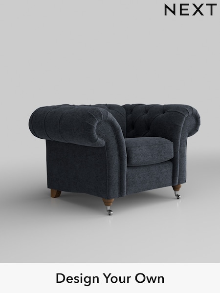Boucle Chenille/Dark Slate Blue Gosford Ii Deep Sit (H34074) | £1,075