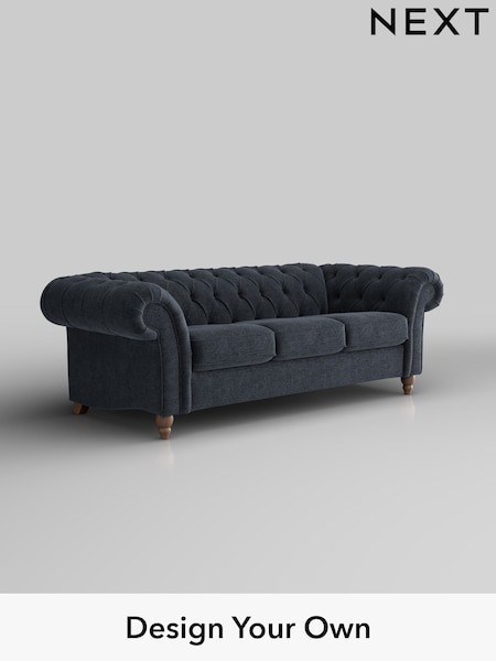 Boucle Chenille/Dark Slate Blue Gosford Ii Deep Sit (H34074) | £1,625