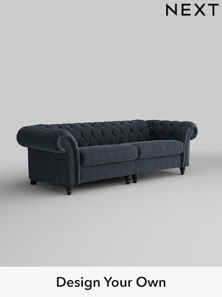 Boucle Chenille/Dark Slate Blue Gosford Ii Deep Sit (H34074) | £1,725