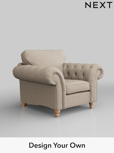 Boucle Weave Easy Clean/Dark Natural Gosford Highback Ii Deep Sit (H34077) | £975