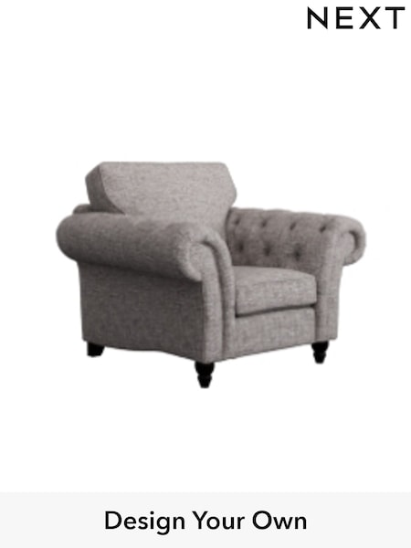Boucle Weave Easy Clean/Light Dove Grey Gosford Highback Ii Deep Sit (H34081) | £975