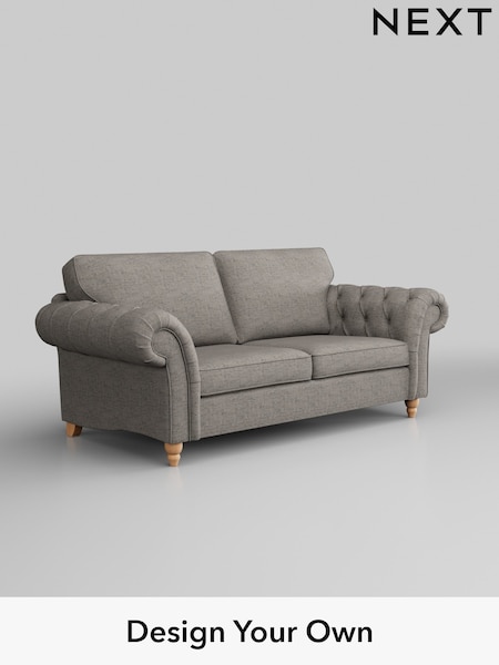 Boucle Weave Easy Clean/Light Dove Grey Gosford Highback Ii Deep Sit (H34081) | £1,499