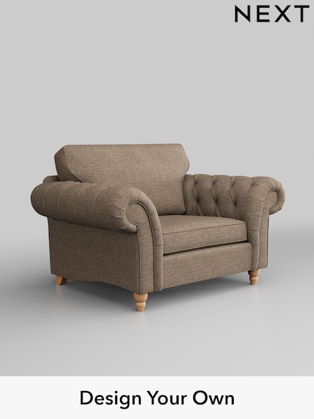 Chunky Boucle Easy Clean/Mid Natural Gosford Highback Ii Deep Sit (H34082) | £1,175