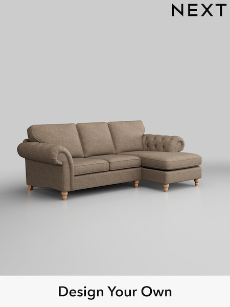 Chunky Boucle Easy Clean/Mid Natural Gosford Highback Ii Deep Sit (H34082) | £2,525