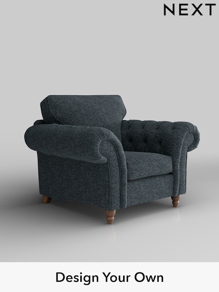 Chunky Chenille/Dark Navy Blue Gosford Highback Ii Deep Sit (H34085) | £1,075