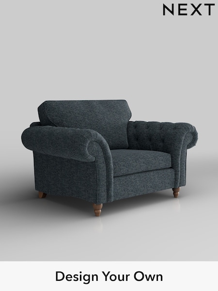 Chunky Chenille/Dark Navy Blue Gosford Highback Ii Deep Sit (H34085) | £1,175