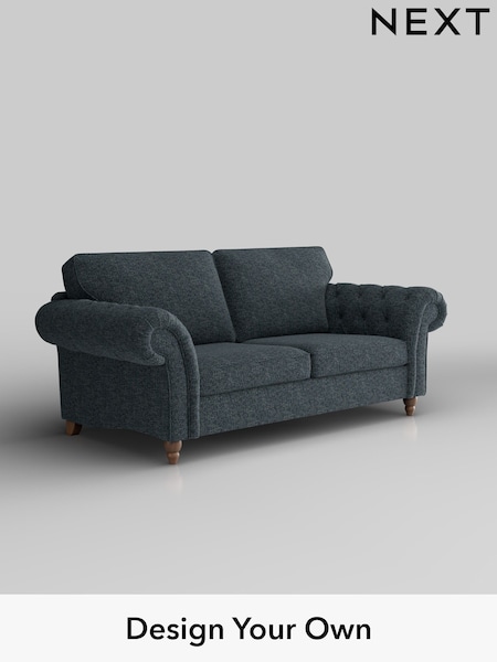 Chunky Chenille/Dark Navy Blue Gosford Highback Ii Deep Sit (H34085) | £1,625