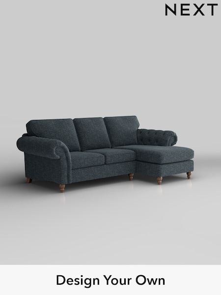 Chunky Chenille/Dark Navy Blue Gosford Highback Ii Deep Sit (H34085) | £2,525