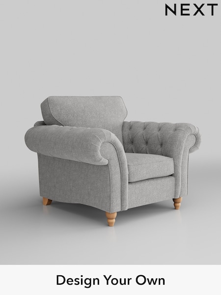 Chunky Chenille/Light Grey Gosford Highback Ii Deep Sit (H34090) | £1,075