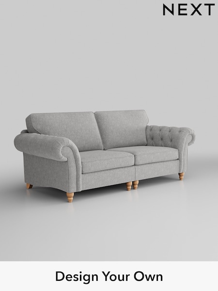 Chunky Chenille/Light Grey Gosford Highback Ii Deep Sit (H34090) | £1,725