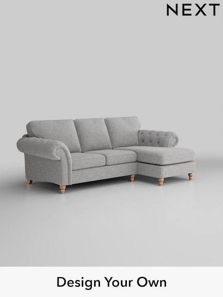 Chunky Chenille/Light Grey Gosford Highback Ii Deep Sit (H34090) | £2,525