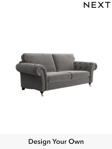 Distressed Velour/French Grey Gosford Highback Ii Deep Sit (H34104) | £1,625