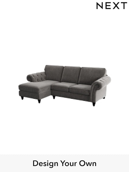 Distressed Velour/French Grey Gosford Highback Ii Deep Sit (H34104) | £2,525